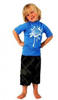 Детская лайкра Mystic  Star Rash Vest S/S Kids Blue