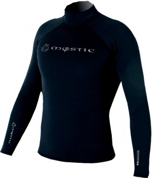 Гидромайка Mystic Matrix Metalite Vest L/S 2011 - мужская черная лайкра и длинным рукавом