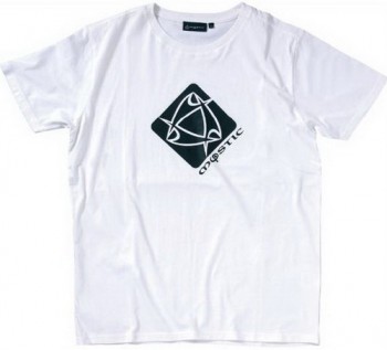 Белая мужская футболка Mystic 2011 Tee Brand Bright White для кайтсерфинга