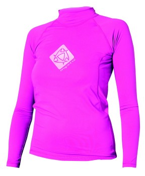 Лайкра с коротким рукавом Женская лайкра Mystic 2012 Star Rash Vest L/S Women - женская гидромайка
