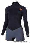 Гидрокостюм Mystic 2016 Diva 3/2 D/L Longarm Super Shorty Backzip Women Black