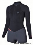 Mystic 2016 Diva 3/2 D/L Longarm Super Shorty Frontzip Women Black