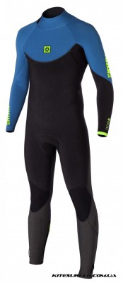 Гидрокостюм Mystic 2016 Crossfire 5/4 D/L Fullsuit Backzip Marine Blue