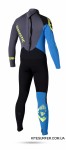 Гидрокостюм Mystic 2015 Crossfire 5/4 D/L Fullsuit Blue