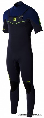 Гидрокостюм мужской Mystic 2016 Voltage 3/2 Double Frontzip Shortarm Navy