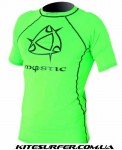 Лайкра Mystic Venom Event Rash Vest S/S Green