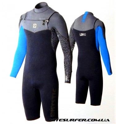 Гидрокостюм мужской Mystic 2016 Len10 3/2 D/L Longarm Shorty Blue