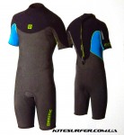 Мужской гидрокостюм Mystic 2016 Crossfire 3/2 D/L Shorty Grey