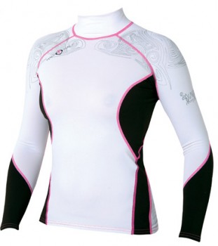 Женская лайкра Maui Magic Hana Rash Vest L/S 360 Pink 