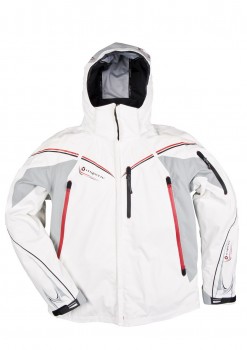 Зимняя белая куртка Mystic Jacket Firestarter Bright White - термокуртка с d30 для сноубординга и кайтинга