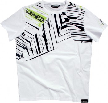 Футболка Mystic Len10 Tee Bright White - стильная мужская спортивная футболка белого цвета