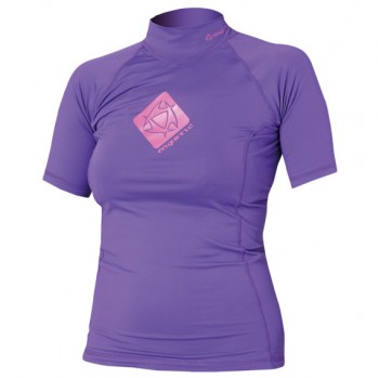 Лайкра с коротким рукавом Женская лайкра Mystic 2012 Star Rash Vest S/S Women - женская гидромайка