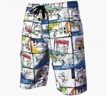Шорты Mystic 2013 Boardshort Wallpaint Cloud White
