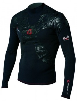 Неопреновая гидромайка с длинным рукавом Mystic Matrix Metalite Vest L/S