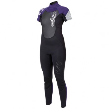 Женский гидрокостюм Mystic Star  3/2 D/L Shortarm Women Black/Purple