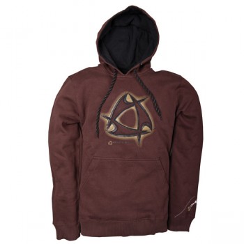 Теплая толстовка коричневого цвета Mystic Sweat Churada Seal Brown