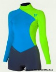 Mystic 2016 Diva 3/2 D/L Longarm Super Shorty Backzip Women Teel
